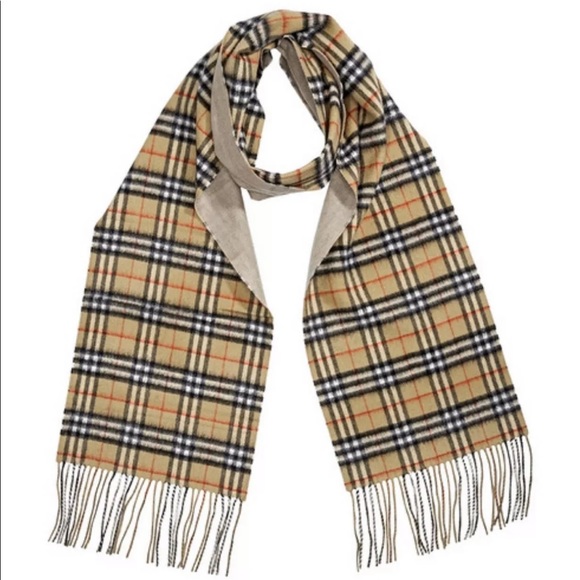 🎁HP🎁 BURBERRY Reversible Double-faced Cashmere Scarf - Picture 8 of 11